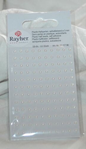 RYH Embellishment - Halbperlen Creme 3 mm
