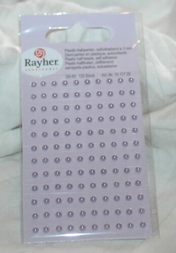RYH Embellishment - Halbperlen Lavendel 3 mm