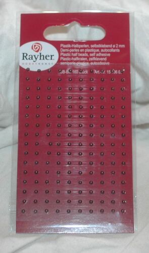 RYH Embellishment - Halbperlen Granat 2 mm
