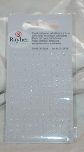 RYH Embellishment - Halbperlen Creme 2 mm