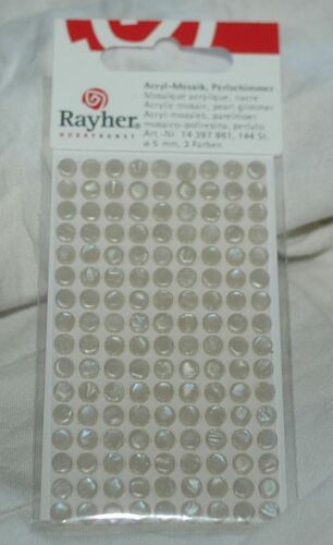 RYH Embellishment - Acryl-Mosaik Perlschimmer Pearl