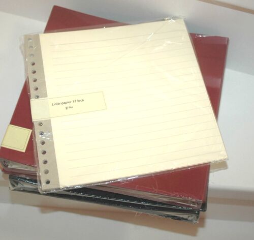 SMK Einlegeblätter für Fotomappe 17-Ring Linienpapier