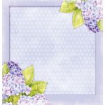RYH Cardstock - Lilac Flowers Blossoms