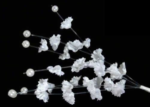 STK Embellishment - Hochzeitsschmuck Rispe Weiß