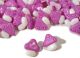 STK Embellishment - Knopf Fliegenpilz Lila