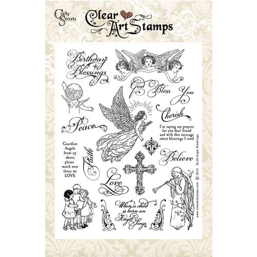 CRS Clear Stamps - Angel Blessings