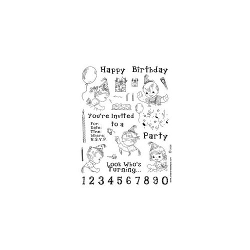CRS Clear Stamps - Birthday Kids