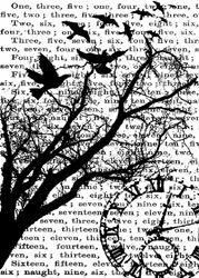 SAY Cling Mounted Stamp Set - Tim Holtz Time