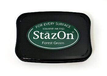 Tsukineko Stempelkissen StazOn Forest Green