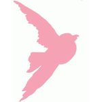 HSW Sticker - Bird Pink