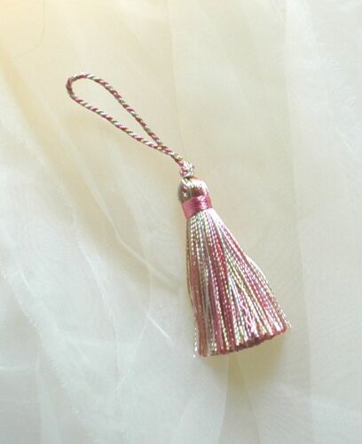 SRH Embellishment - Quaste Grün-Rose