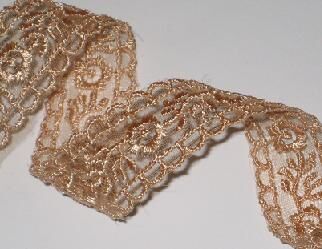 RPR Spitze - Elegante Spitze Braun 25 mm