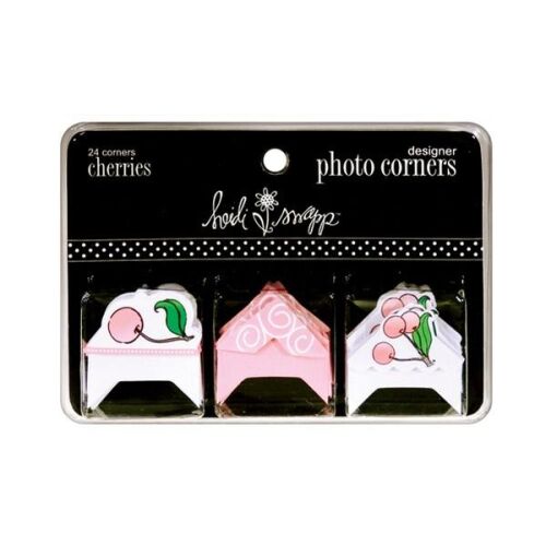 HSW Embellishment - Designer Photo Corners Cherries