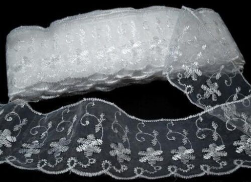 STK Spitze - Monofil Lace 70 mm Weiss