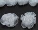 STK Flowers - Chiffon-Rose Weiss 32 mm