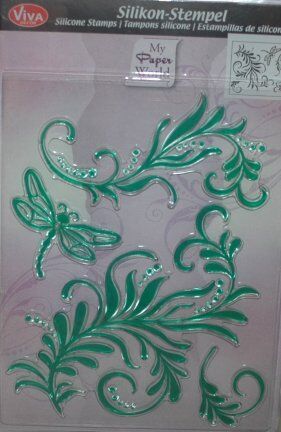 VID Clear Stempel - Blumenranke