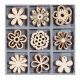 KRS Embellishment - Wood Art Flowers