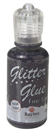 RYH Glitter Glue - Stahlgrau