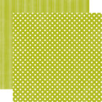 ECP Cardstock -  Dots & Stripes Leaf Small Dots