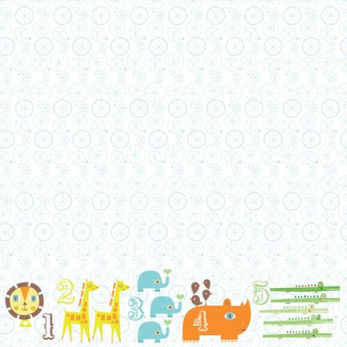 K & Company Papier - Lion Sleeps Animal Count