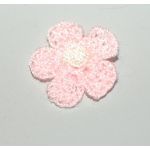 FTR Flowers - Häkelblümchen Rosa-Creme