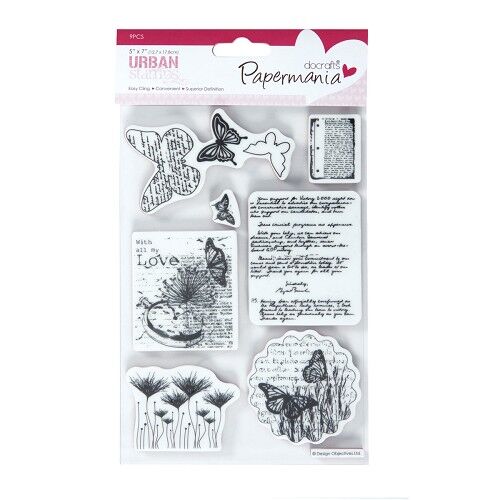DOC Cling Mounted Stamps - Urban Botanical Print