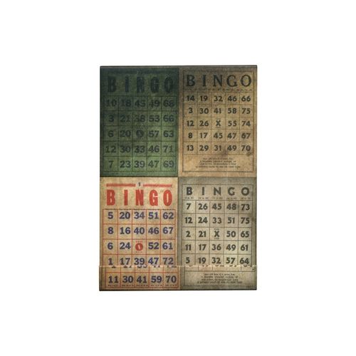 THZ Paper Art - Tim Holtz Matchbook Notepad Bingo