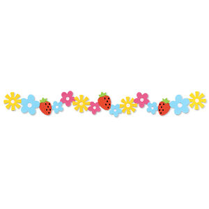 Sizzlits Decorative Strip Die - Hello Kitty Flowers & Strawberries