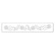 Sizzlits Decorative Strip Die - Hello Kitty Flowers & Strawberries