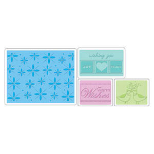 Sizzix Textured Impressions Embossing Folders - Winter Set #2
