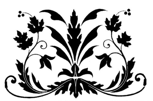 BLD Stempelgummi - Floral Motif