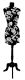 BLD Stempelgummi - Floral Dress Form