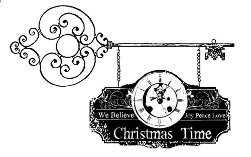 BLD Stempelgummi - Christmas Time