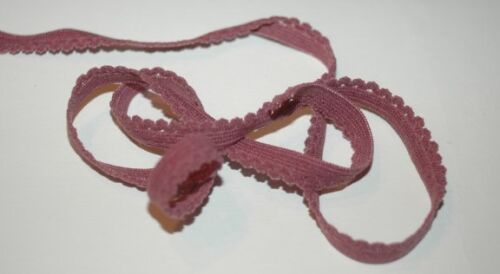 ACB Elastische Litze - Dark Rose 6 Meter