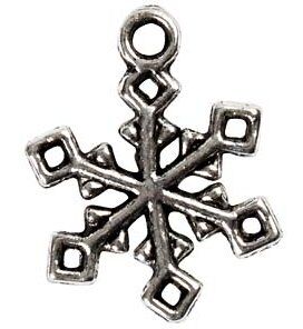 CCH Metal Art - Charm/Anhänger Snowflake 5