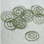 SRH Metal Art - Paper Clips Large Round Olive