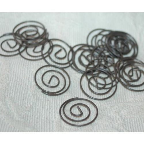 SRH Metal Art - Paper Clips Large Round Brown