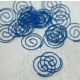 SRH Metal Art - Paper Clips Small Round Blue