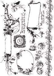 PRM Cling Mounted Stamp - Pixie Glen
