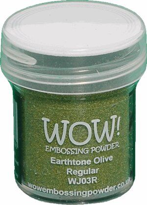 WOW Embossing Powder - Earthtone Olive Regular