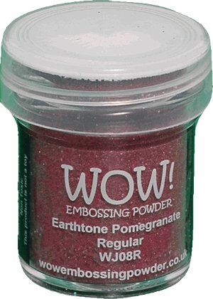 WOW Embossing Powder - Earthtone Pomgranate Regular
