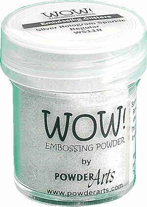 WOW Embossing Powder - Silver Hologram Sparkle Regular