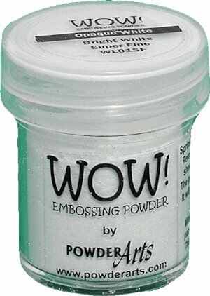 WOW Embossing Powder - Opaque Bright White Super Fine