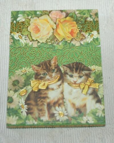 PCS Note Pad Pocket - Cameo Kittens