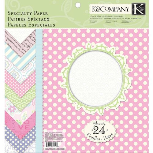 K & Company Specialty Pad 12"x12" - Spring Blossom