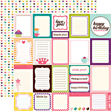 ECP Cardstock - Little Girl Journaling Cards