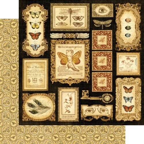 G45 Cardstock - Olde Curiosity Shoppe Parlor Wall