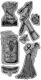 G45 Cling Mounted Stamps - Olde Curiosity Shoppe No. 3