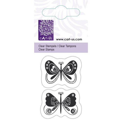 KRS Clear Stamps - Mini Fantasy Schmetterlinge