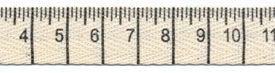 CHTR Ribbon - Twill Measuring Tape Nature